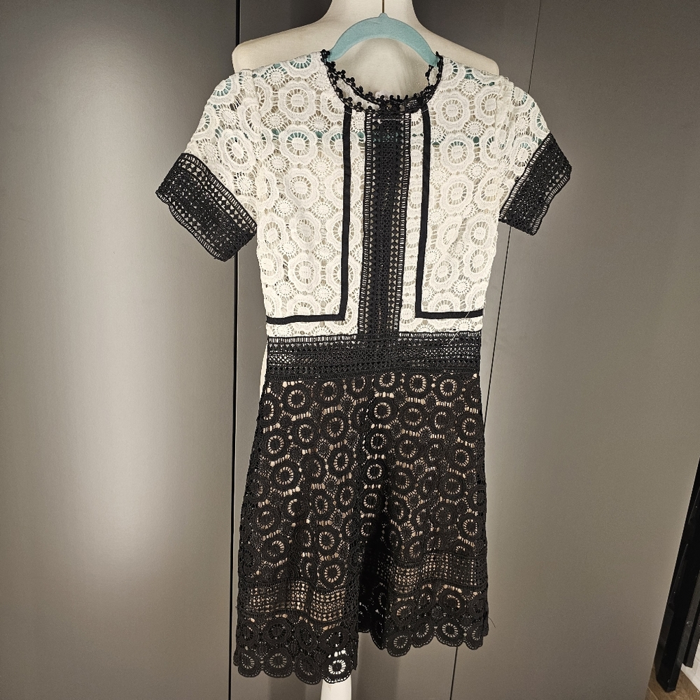 Aqua Embroidered Dress